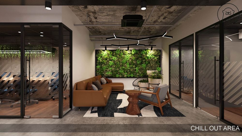 Interior design project — chill-out area
